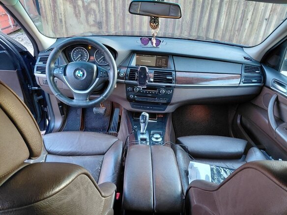 2009 BMW X5 30d II (E70), синий, 1800000 рублей - вид 12