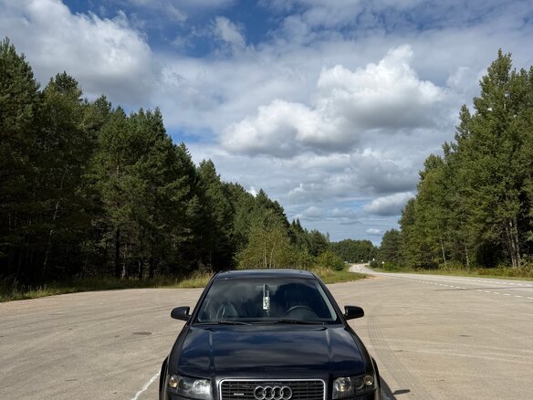 2004 Audi A4 II (B6), чёрный, 707000 рублей