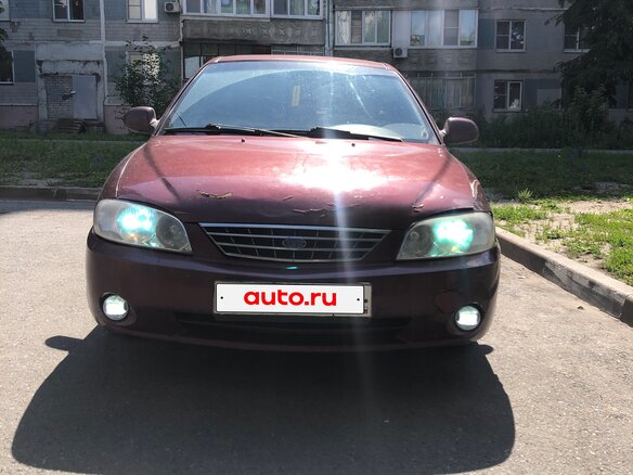 2008 Kia Spectra I Рестайлинг 2, красный, 290000 рублей - вид 2