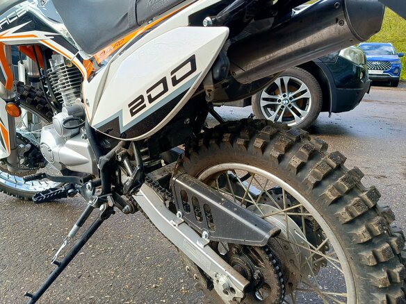2020 Racer Enduro, оранжевый, 130000 рублей - вид 2