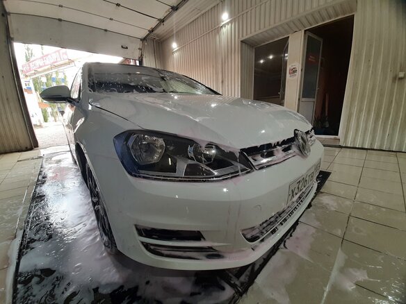 2013 Volkswagen Golf VII, белый - вид 11