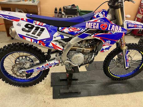 2018 Yamaha YZ450F, синий, 480000 рублей, вид 5