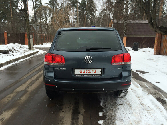 2004 Volkswagen Touareg I, серый - вид 4