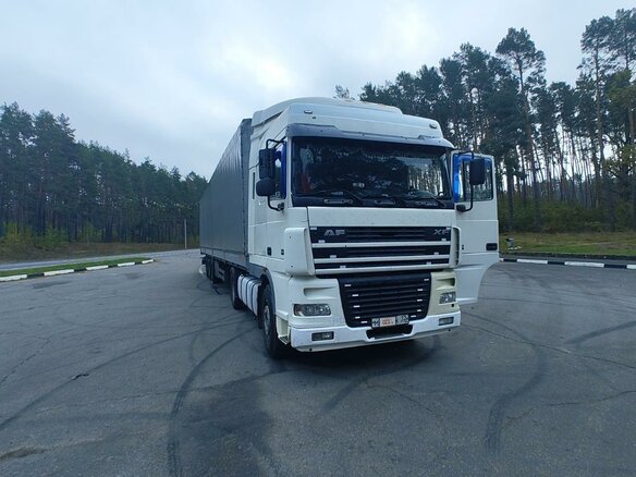 2006 DAF 95XF, белый - вид 1