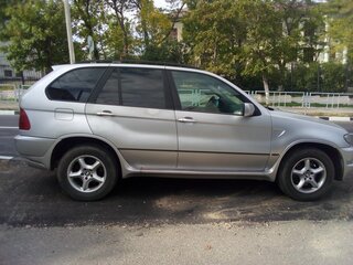 2001 BMW X5 3.0i I (E53), серебристый, 500000 рублей, вид 2