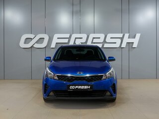 2021 Kia Rio IV Рестайлинг, синий, 1849000 рублей, вид 3
