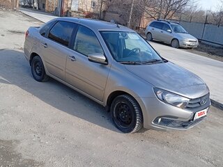 2019 Lada (ВАЗ) Granta I Рестайлинг, серый, 810000 рублей, вид 2