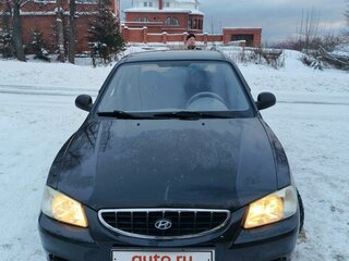 2008 Hyundai Accent ТагАЗ II, чёрный, 500000 рублей, вид 3