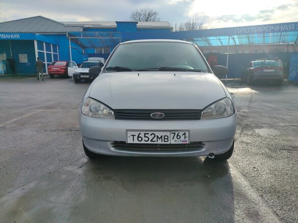 2008 Lada (ВАЗ) Kalina I, серебристый, 290000 рублей - вид 1