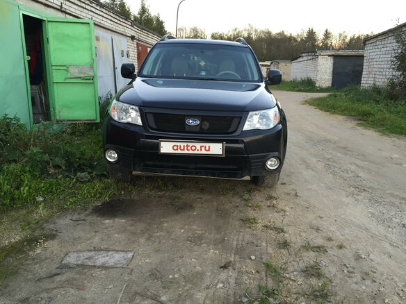 2008 Subaru Forester III, чёрный