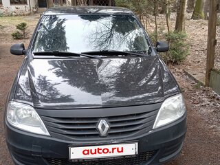 2012 Renault Logan I Рестайлинг, чёрный, 404000 рублей, вид 1