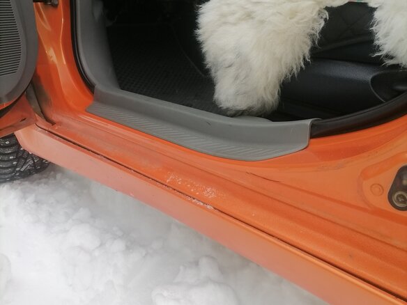 2002 Mazda Demio II (DY), оранжевый, 410000 рублей - вид 6