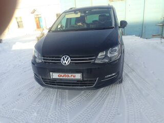 2012 Volkswagen Sharan II, чёрный, 1060000 рублей, вид 2