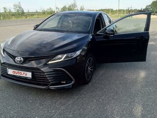 2021 Toyota Camry VIII (XV70) Рестайлинг, чёрный, 2600000 рублей, вид 1