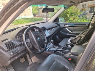 2003 BMW X5 3.0i I (E53), чёрный, 1100000 рублей, вид 5