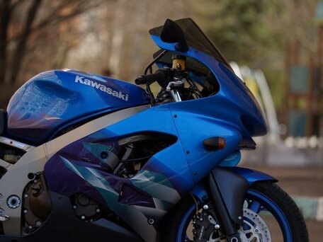 1999 Kawasaki ZX-9R Ninja, синий, 365000 рублей, вид 5