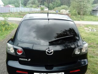 2007 Mazda 3 I (BK) Рестайлинг, чёрный, 720000 рублей, вид 4