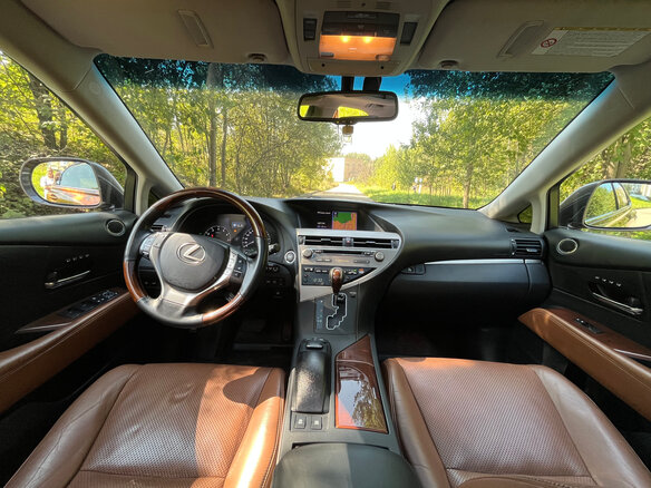 2013 Lexus RX 350 III Рестайлинг, золотистый, 2700000 рублей - вид 6