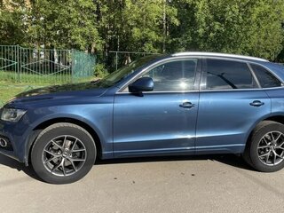2009 Audi Q5 I (8R), синий, 1300000 рублей, вид 5