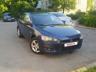2007 Mitsubishi Lancer X, синий, 520000 рублей, вид 2