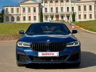 2020 BMW 5 серии 530d xDrive VII (G30/G31/G38) Рестайлинг, синий, 4750000 рублей, вид 2