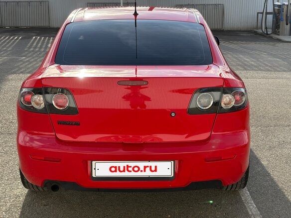 2008 Mazda 3 I (BK) Рестайлинг, красный, 420000 рублей - вид 5