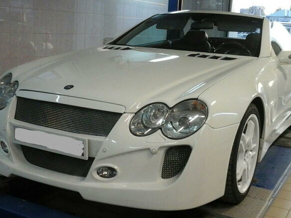 2005 Mercedes-Benz SL-Класс 350 V (R230), белый