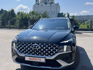 2021 Hyundai Santa Fe IV Рестайлинг, чёрный, 3200000 рублей, вид 3