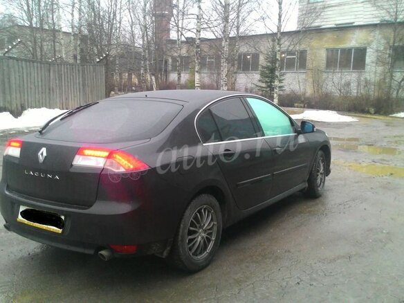 2008 Renault Laguna III, чёрный - вид 2