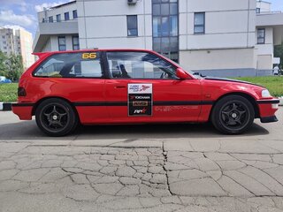 1989 Honda Civic IV, красный, 999999 рублей, вид 5