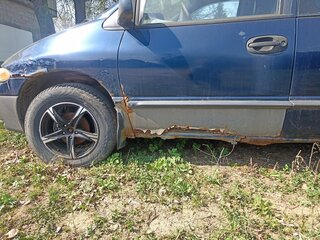 2000 Chrysler Voyager III, синий, 110000 рублей, вид 2