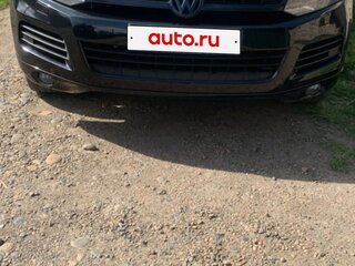 2012 Volkswagen Touareg II, чёрный, 1900000 рублей, вид 3