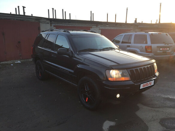 2001 Jeep Grand Cherokee II (WJ), чёрный - вид 3