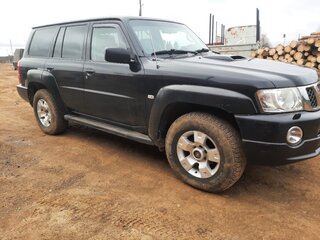 2007 Nissan Patrol V (Y61) Рестайлинг, чёрный, 1500000 рублей, вид 2