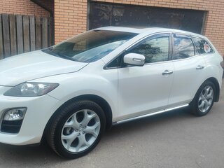 2010 Mazda CX-7 I Рестайлинг, белый, 900000 рублей, вид 1