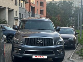 2015 Infiniti QX80 I Рестайлинг, серый, 2800000 рублей, вид 1
