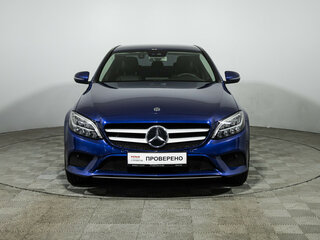 2019 Mercedes-Benz C-Класс 200 IV (W205) Рестайлинг, синий, 2669700 рублей, вид 2