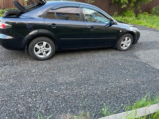 2007 Mazda 6 I (GG) Рестайлинг, чёрный, 600000 рублей, вид 5