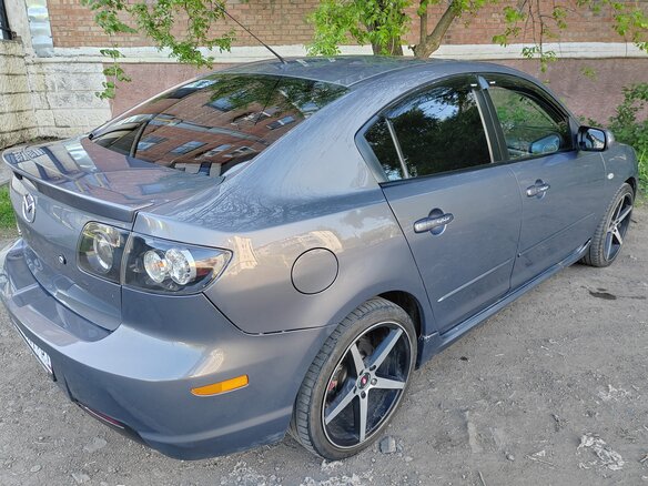 2006 Mazda 3 I (BK) Рестайлинг, серый, 840000 рублей - вид 3