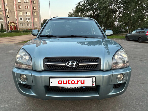 2007 Hyundai Tucson I, голубой, 999999 рублей - вид 2