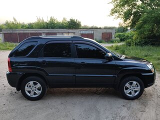 2009 Kia Sportage II Рестайлинг, чёрный, 1200000 рублей, вид 2