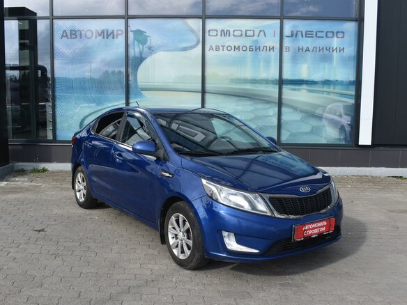 2012 Kia Rio 5-speed III, синий - вид 2
