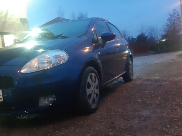2007 Fiat Punto III Grande Punto, синий, 475000 рублей