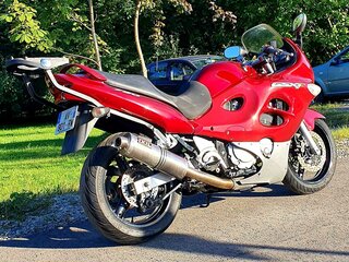 2006 Suzuki GSX 750F Katana, пурпурный, 419000 рублей, вид 5