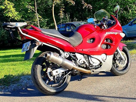 2006 Suzuki GSX 750F Katana, пурпурный, 419000 рублей, вид 5