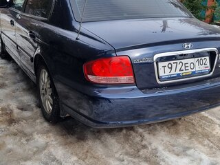 2011 Hyundai Sonata ТагАЗ IV (EF) Рестайлинг, синий, 950000 рублей, вид 4