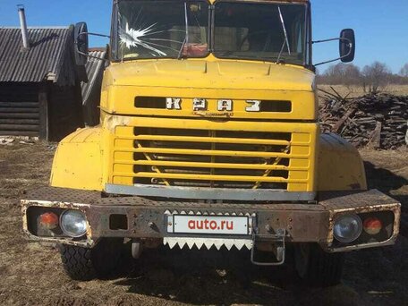 1990 КрАЗ 256, жёлтый, 550000 рублей, вид 1