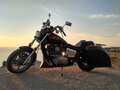 1988 Honda VT 1100, пурпурный - вид 5