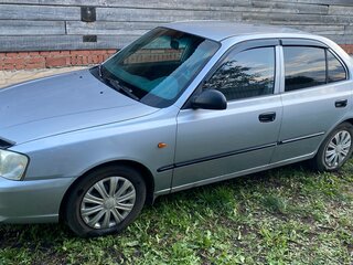 2008 Hyundai Accent ТагАЗ II, серебристый, 420000 рублей, вид 5