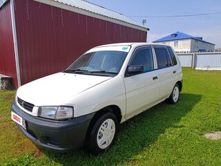 1997 Mazda Demio I (DW), белый, 205000 рублей, вид 1